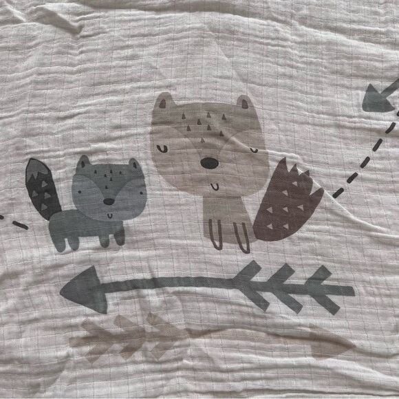 Ferber Organic Muslin Adventure Awaits Monthly Milestones Blanket EUC - Picture 4 of 4